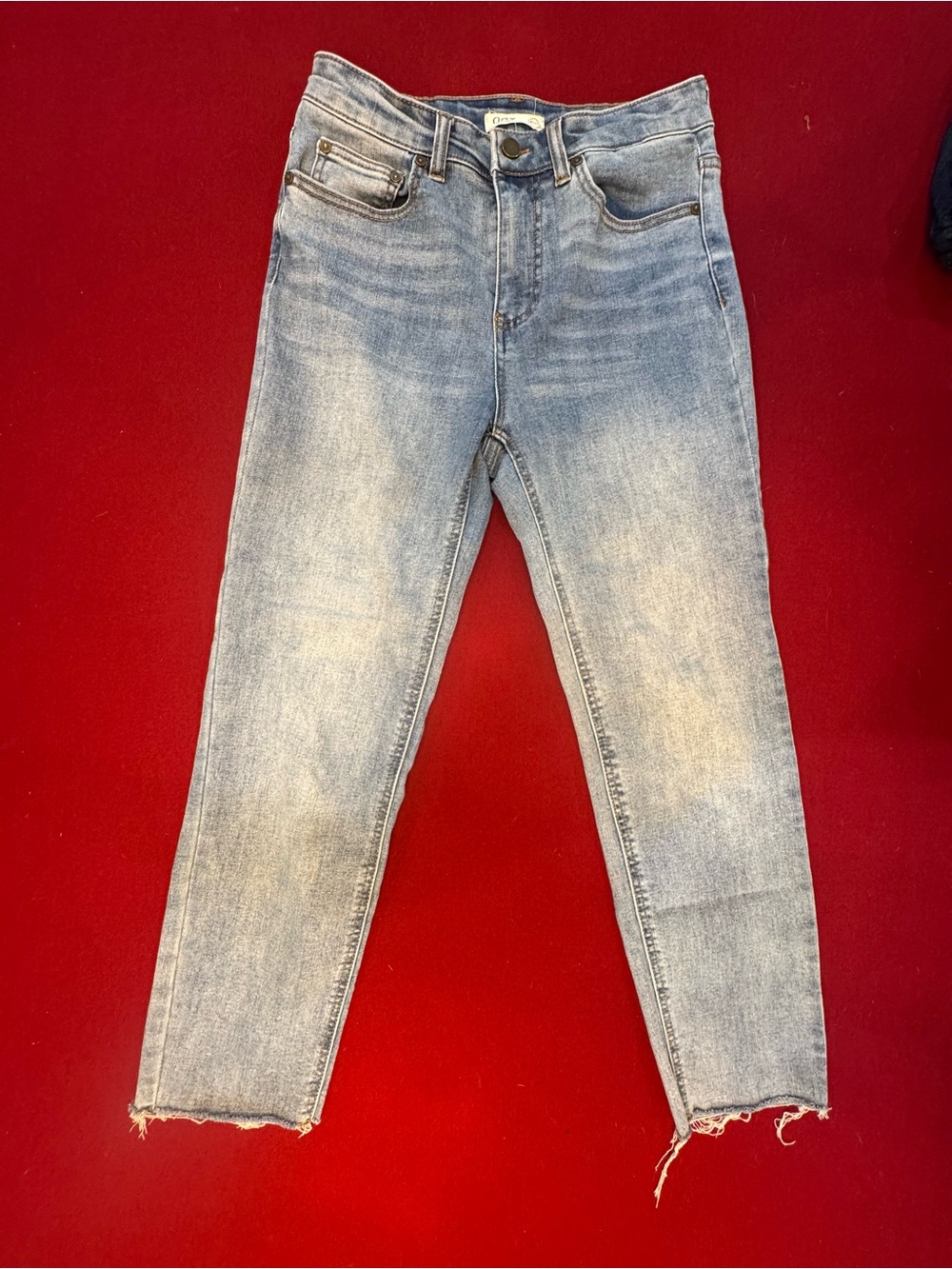 OAT New York Women’s High Rise Light Blue Skinny Jeans Size 4